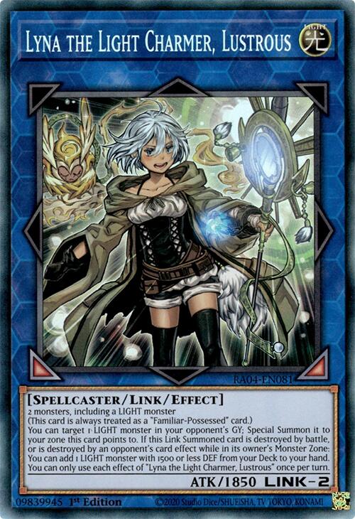 Lyna the Light Charmer, Lustrous [RA04-EN081] Prismatic Collector's Rare | Card Merchant Takapuna
