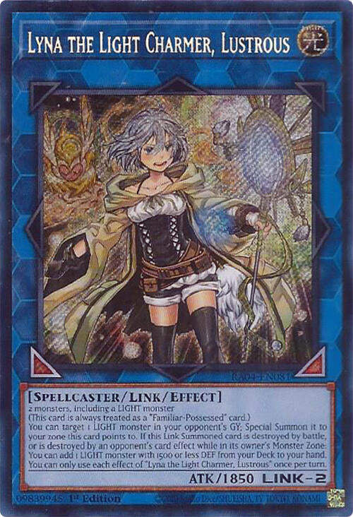 Lyna the Light Charmer, Lustrous [RA04-EN081] Secret Rare | Card Merchant Takapuna