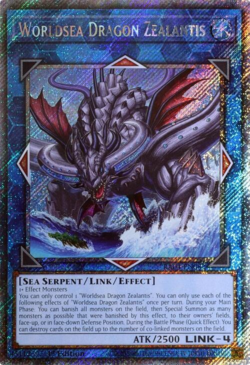 Worldsea Dragon Zealantis [RA04-EN082] Platinum Secret Rare | Card Merchant Takapuna