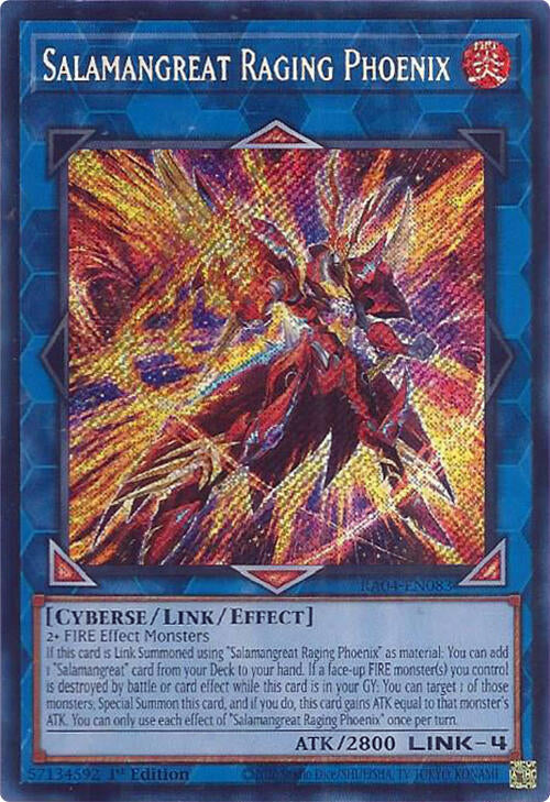 Salamangreat Raging Phoenix [RA04-EN083] Secret Rare | Card Merchant Takapuna