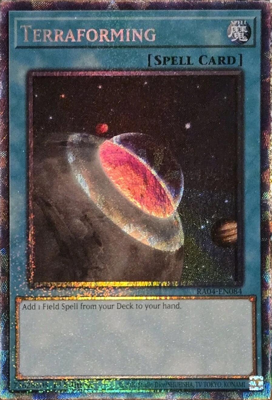 Terraforming [RA04-EN084] Prismatic Collector's Rare | Card Merchant Takapuna