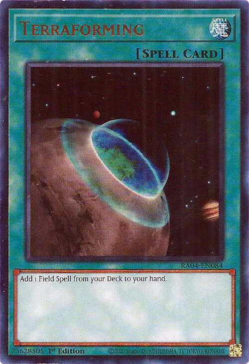 Terraforming [RA04-EN084] Ultra Rare | Card Merchant Takapuna
