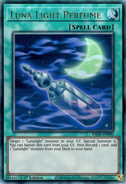Luna Light Perfume [RA04-EN090] Prismatic Ultimate Rare | Card Merchant Takapuna