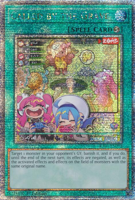 Called by the Grave (New Art) [RA04-EN092] Quarter Century Secret Rare | Card Merchant Takapuna