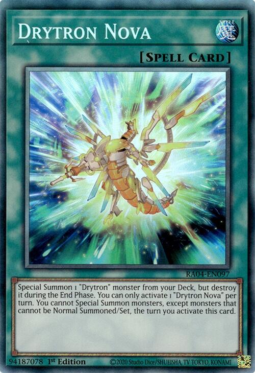 Drytron Nova [RA04-EN097] Prismatic Collector's Rare | Card Merchant Takapuna