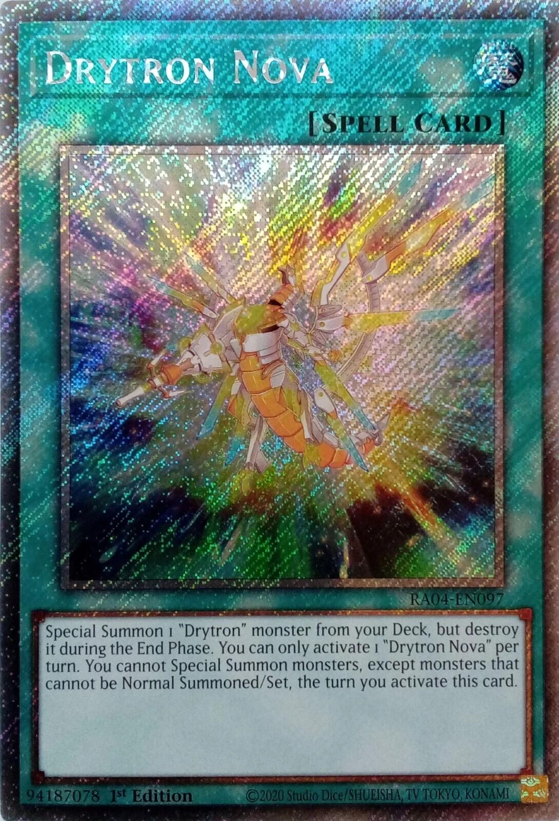 Drytron Nova [RA04-EN097] Platinum Secret Rare | Card Merchant Takapuna