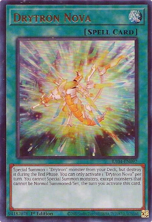 Drytron Nova [RA04-EN097] Ultra Rare | Card Merchant Takapuna