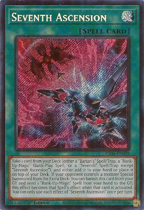 Seventh Ascension [RA04-EN098] Secret Rare | Card Merchant Takapuna