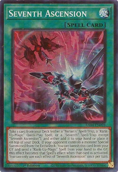 Seventh Ascension [RA04-EN098] Super Rare | Card Merchant Takapuna