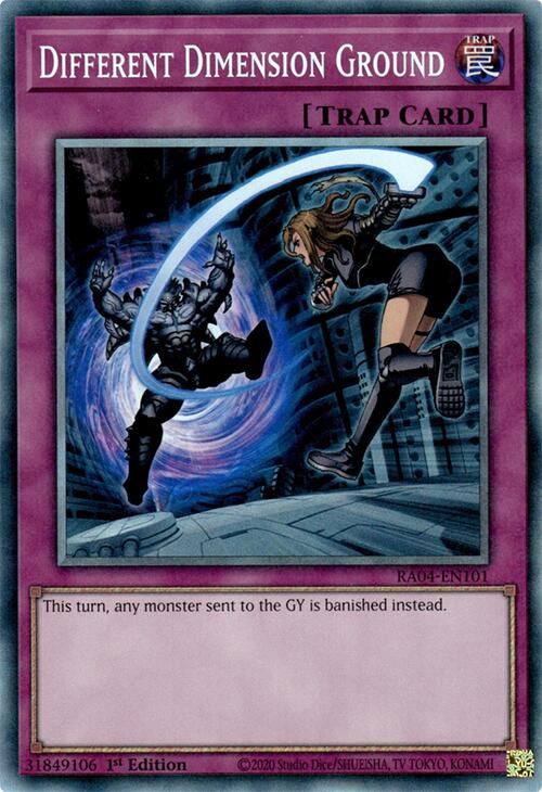 Different Dimension Ground [RA04-EN101] Prismatic Collector's Rare | Card Merchant Takapuna