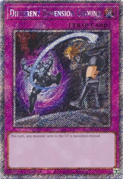 Different Dimension Ground [RA04-EN101] Platinum Secret Rare | Card Merchant Takapuna