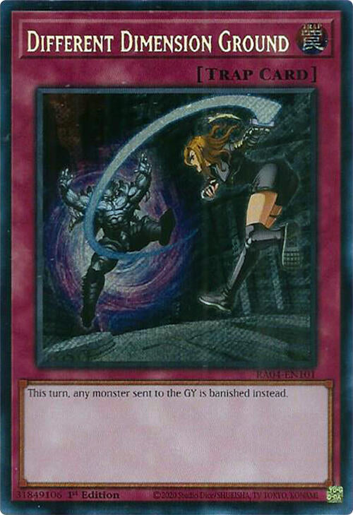 Different Dimension Ground [RA04-EN101] Secret Rare | Card Merchant Takapuna