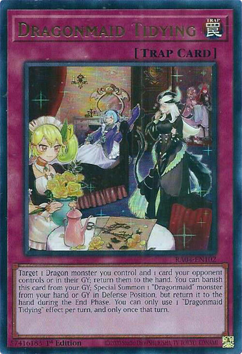 Dragonmaid Tidying [RA04-EN102] Ultra Rare | Card Merchant Takapuna