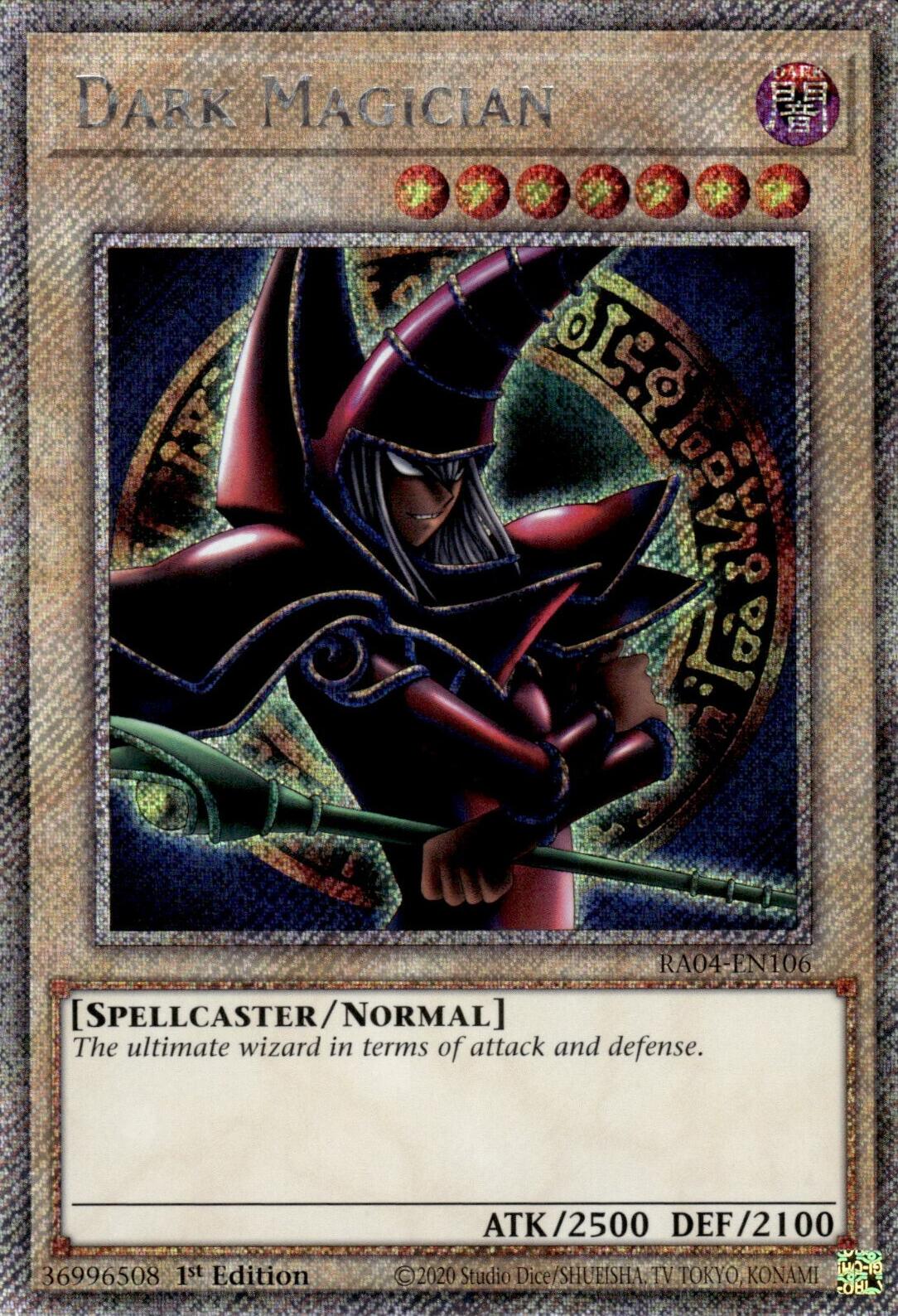 Dark Magician (Arkana) [RA04-EN106] Platinum Secret Rare | Card Merchant Takapuna
