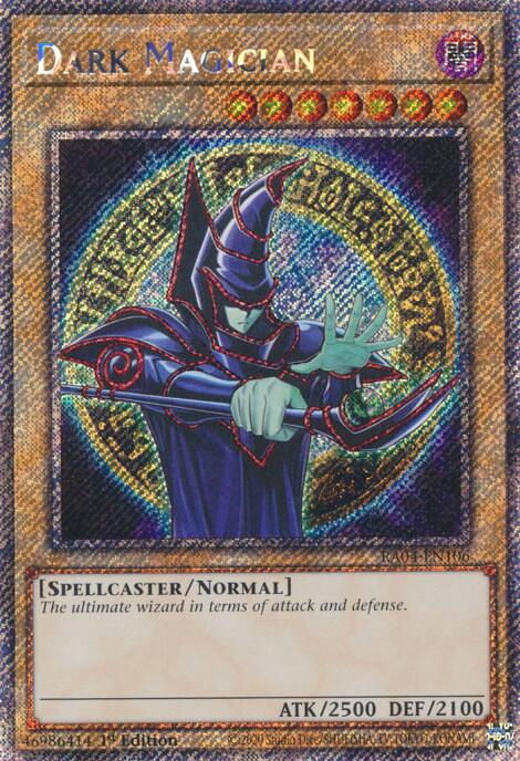 Dark Magician (9th Art) [RA04-EN106] Platinum Secret Rare | Card Merchant Takapuna