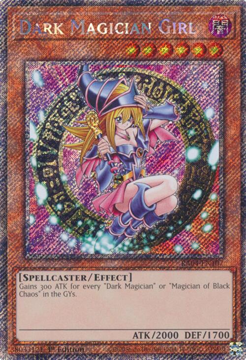 Dark Magician Girl (3rd Art) [RA04-EN107] Platinum Secret Rare | Card Merchant Takapuna