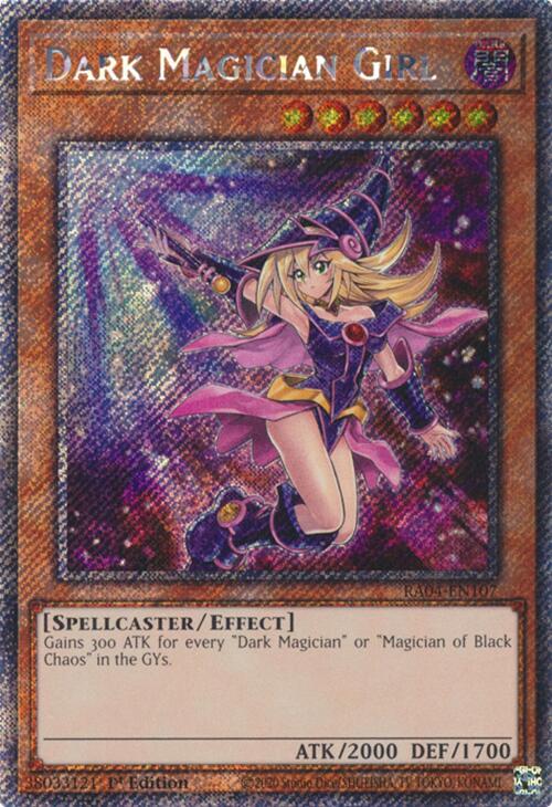 Dark Magician Girl (7th Art) [RA04-EN107] Platinum Secret Rare | Card Merchant Takapuna