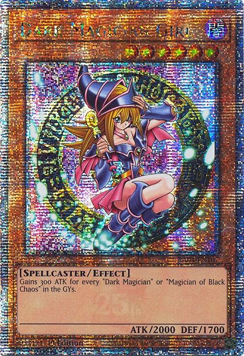 Dark Magician Girl (3rd Art) [RA04-EN107] Quarter Century Secret Rare | Card Merchant Takapuna