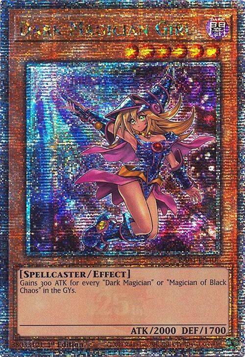 Dark Magician Girl (7th Art) [RA04-EN107] Quarter Century Secret Rare | Card Merchant Takapuna