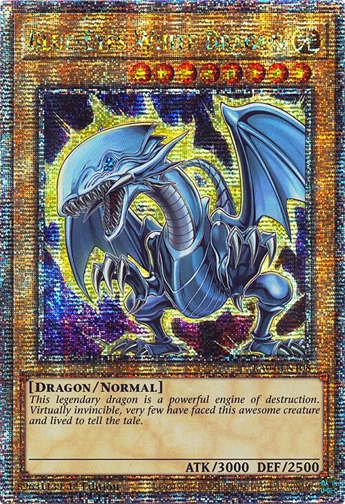 Blue-Eyes White Dragon (7th Art) [RA04-EN108] Quarter Century Secret Rare | Card Merchant Takapuna