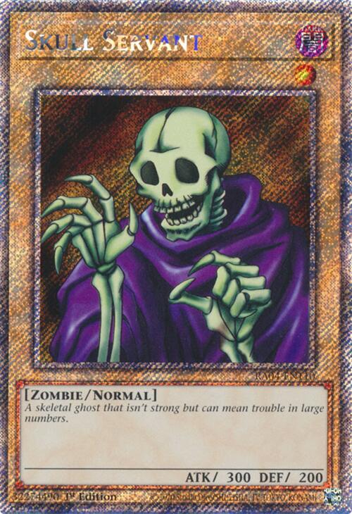 Skull Servant [RA04-EN110] Platinum Secret Rare | Card Merchant Takapuna