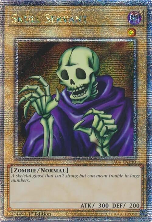 Skull Servant [RA04-EN110] Quarter Century Secret Rare | Card Merchant Takapuna