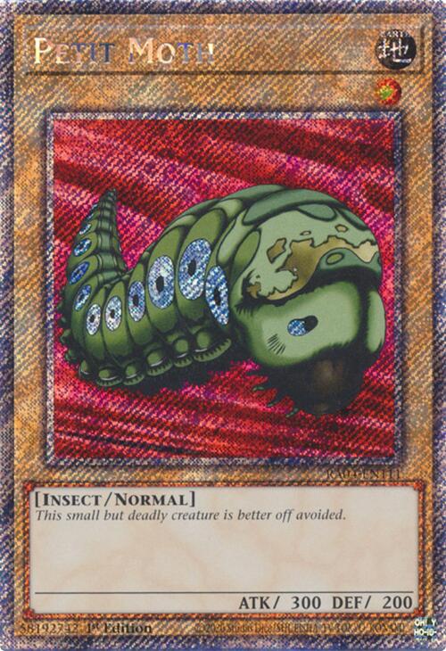 Petit Moth [RA04-EN111] Platinum Secret Rare | Card Merchant Takapuna