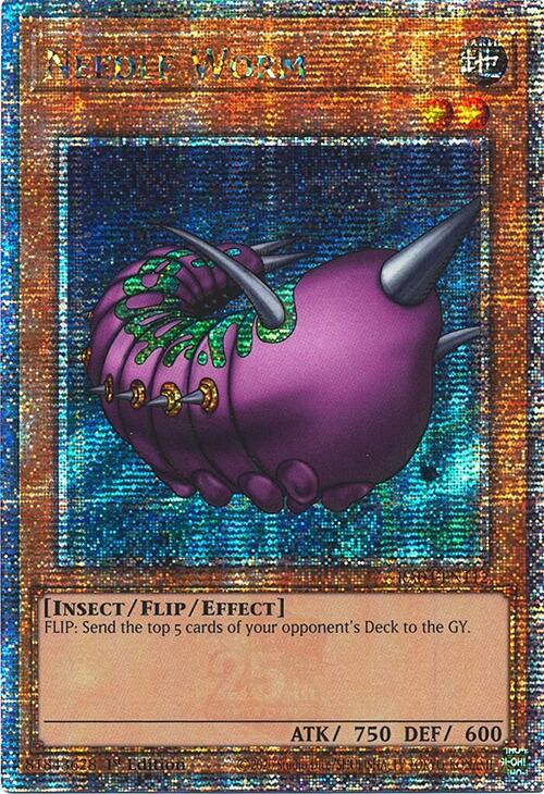 Needle Worm [RA04-EN112] Quarter Century Secret Rare | Card Merchant Takapuna