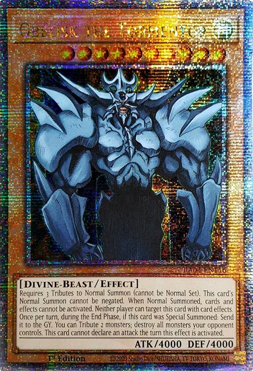 Obelisk the Tormentor [RA04-EN116] Quarter Century Secret Rare | Card Merchant Takapuna