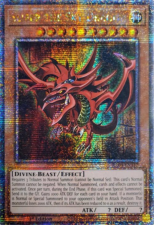 Slifer the Sky Dragon [RA04-EN117] Quarter Century Secret Rare | Card Merchant Takapuna