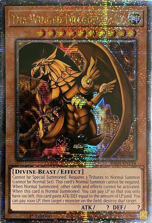 The Winged Dragon of Ra [RA04-EN118] Quarter Century Secret Rare | Card Merchant Takapuna