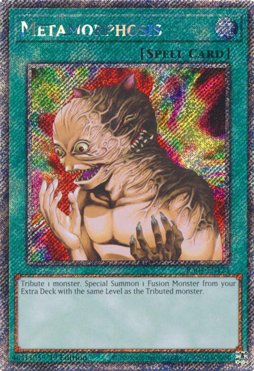 Metamorphosis [RA04-EN123] Platinum Secret Rare | Card Merchant Takapuna