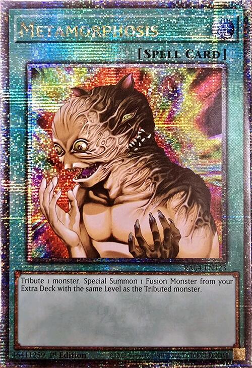 Metamorphosis [RA04-EN123] Quarter Century Secret Rare | Card Merchant Takapuna