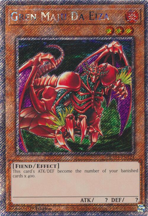 Gren Maju Da Eiza [RA04-EN124] Platinum Secret Rare | Card Merchant Takapuna