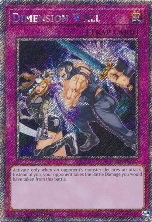 Dimension Wall [RA04-EN127] Platinum Secret Rare | Card Merchant Takapuna