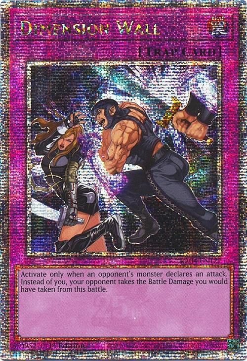 Dimension Wall [RA04-EN127] Quarter Century Secret Rare | Card Merchant Takapuna