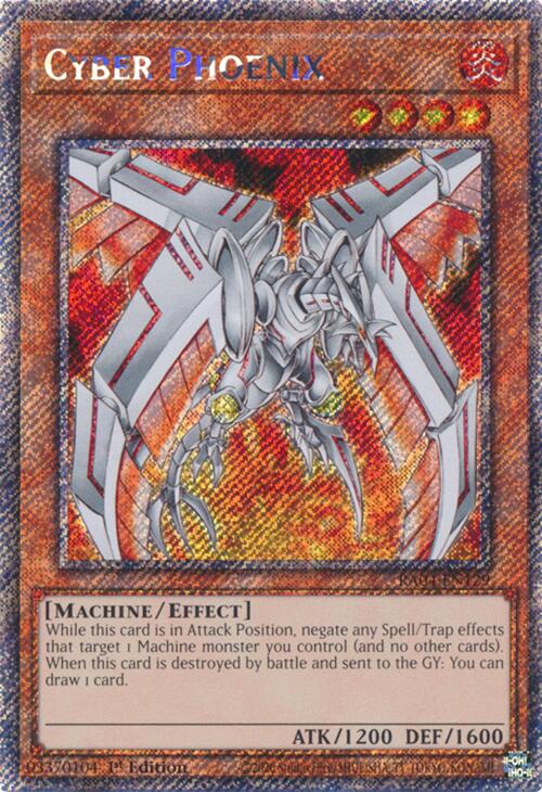 Cyber Phoenix [RA04-EN129] Platinum Secret Rare | Card Merchant Takapuna