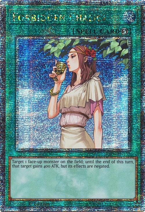 Forbidden Chalice [RA04-EN137] Quarter Century Secret Rare | Card Merchant Takapuna