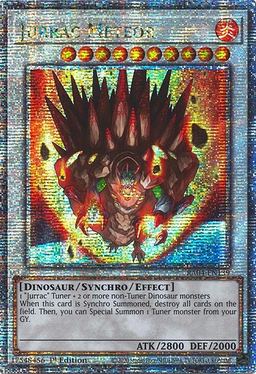 Jurrac Meteor [RA04-EN139] Quarter Century Secret Rare | Card Merchant Takapuna