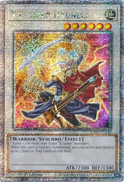 XX-Saber Hyunlei [RA04-EN140] Quarter Century Secret Rare | Card Merchant Takapuna