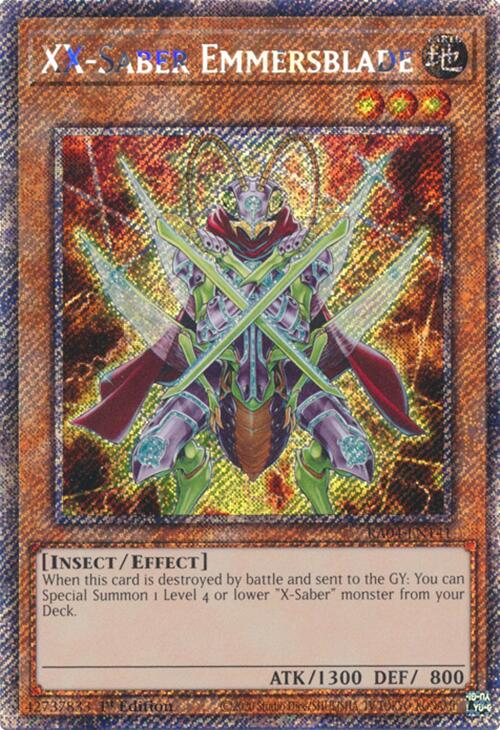 XX-Saber Emmersblade [RA04-EN141] Platinum Secret Rare | Card Merchant Takapuna