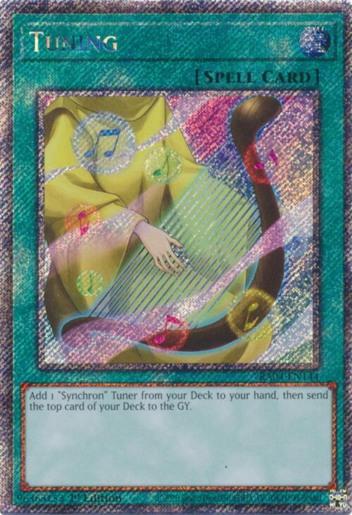 Tuning [RA04-EN144] Platinum Secret Rare | Card Merchant Takapuna
