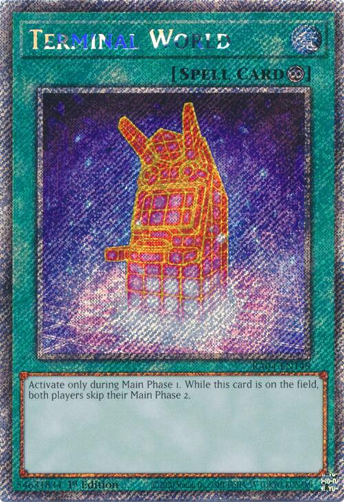 Terminal World [RA04-EN148] Platinum Secret Rare | Card Merchant Takapuna