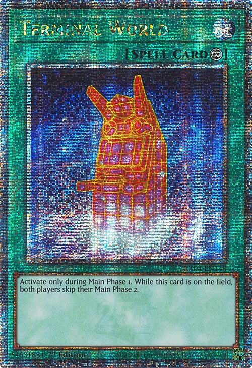 Terminal World [RA04-EN148] Quarter Century Secret Rare | Card Merchant Takapuna