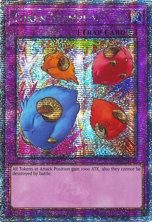 Token Stampede [RA04-EN149] Quarter Century Secret Rare | Card Merchant Takapuna