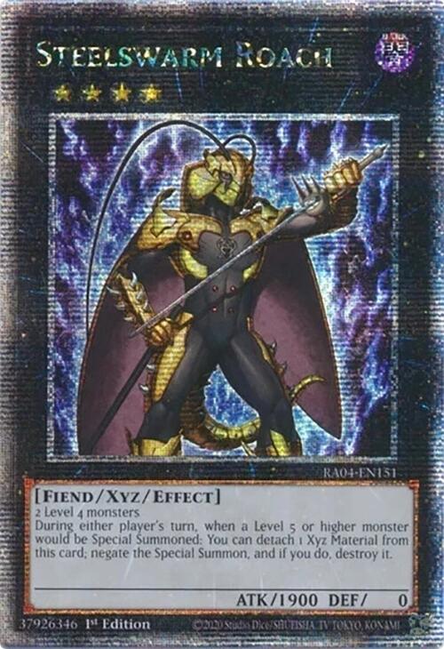 Steelswarm Roach [RA04-EN151] Quarter Century Secret Rare | Card Merchant Takapuna