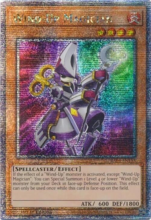 Wind-Up Magician [RA04-EN153] Quarter Century Secret Rare | Card Merchant Takapuna