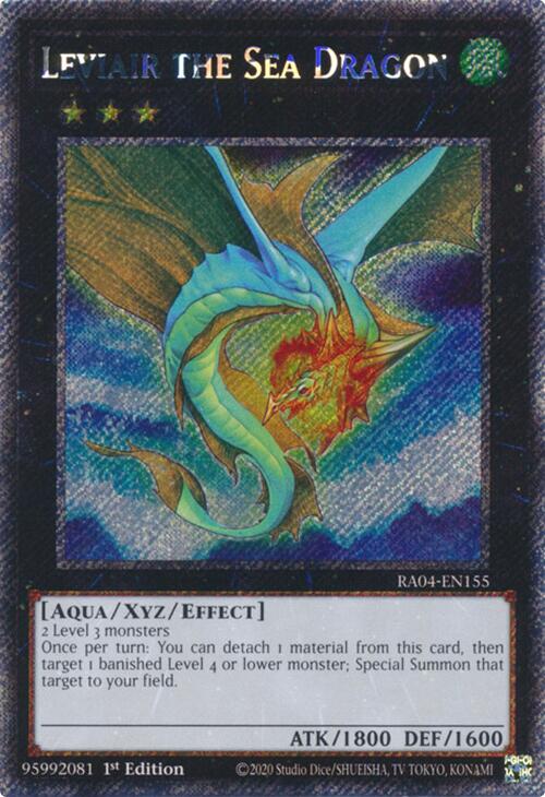 Leviair the Sea Dragon [RA04-EN155] Platinum Secret Rare | Card Merchant Takapuna