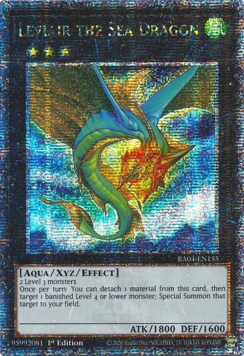 Leviair the Sea Dragon [RA04-EN155] Quarter Century Secret Rare | Card Merchant Takapuna