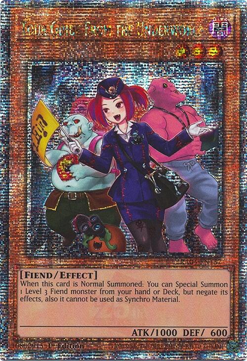 Tour Guide from the Underworld (Alternate Art) [RA04-EN157] Quarter Century Secret Rare | Card Merchant Takapuna